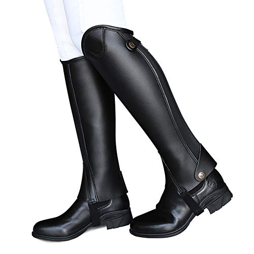 MMUY-1 Elastische atmungsaktive Half Chaps, zum Reiten (Ohne Schuhe),XXXXL