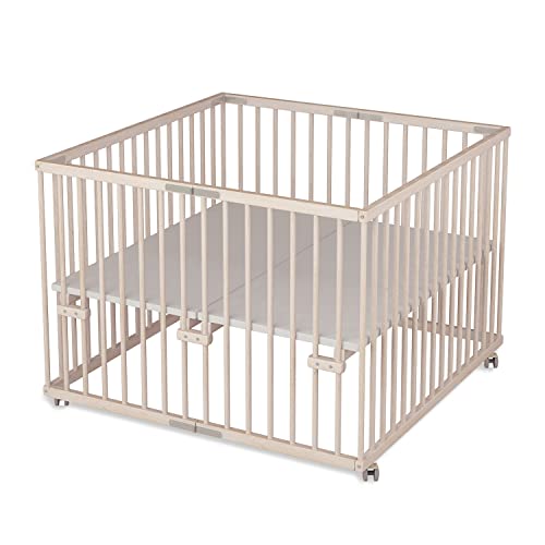 Sämann Laufgitter faltbar 100x100 cm - PREMIUM - stufenlos...