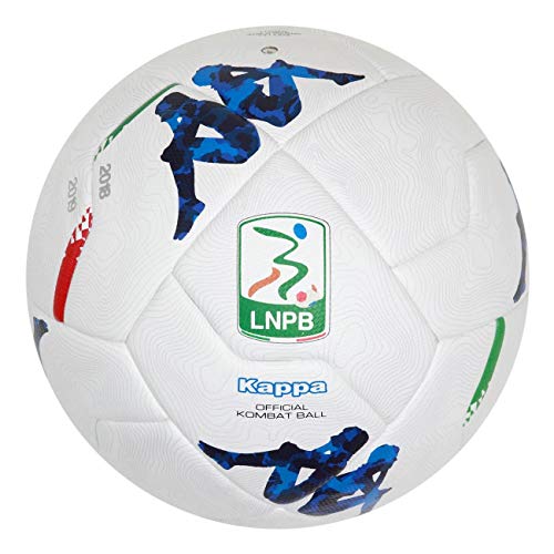 Kappa Pelota Kombat de la Liga Nacional de Serie B 2018/19, Color Blanco, tamaño 5