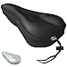 Zacro Gel Bike Seat - Extra Soft Gel Bicycle Seat - Bike Saddle Cushion with Water&Dust Resistant Cover