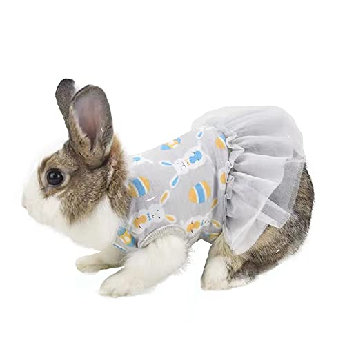 Gittcoll Anelekor Rabbit Dress For Bunny Xxxs Dog Lace Skirt Cat Apparel Summer Puppy Outfits Tiny Clothes Sleeveless Princess Dresses Kitten Chihuahua Teacup Poodle And Extra Small Dogs (X-S, Grey) #TOP11