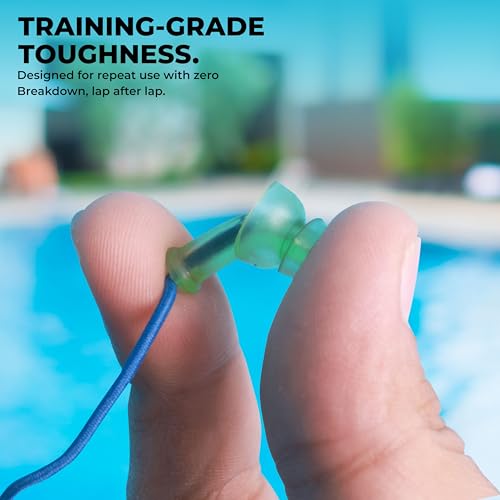 Image of Nivia Tranz Ear Plug for Swimming, Ear Plugs for Water Sports, Waterproof, Comfortable, Suitable for Kids and Adults (Green)