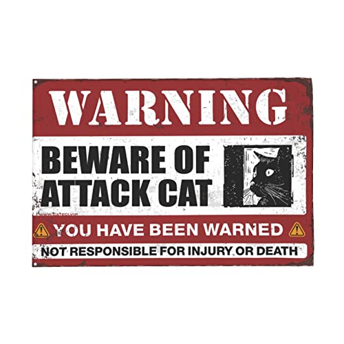 Bandeiras para quartos Guys Beware of Attack Cats Bandeira Bandeiras engraçadas para quartos (tamanh