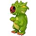 Hog Wild Ball Popper Toy (Dragon) - Includes 4 Soft Foam Balls - Squeeze to Pop Air Powered Balls Up to 20 Feet - Launcher Safe for Indoor/Outdoor Play