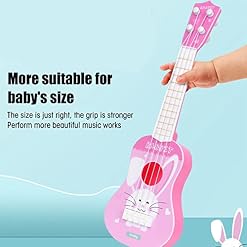 Jouets de Guitare Ukulélé,Guitare Douce Au Toucher en Plastique Respectueux de L’Environnement pour Les Tout Petits… - Les Beatles, Paul McCartney, John Lennon, RIngo Starr, George Harrison Jouets de Guitare Ukulélé,Guitare Douce Au Toucher en Plastique Respectueux de L'Environnement pour Les Tout Petits… – Image 3