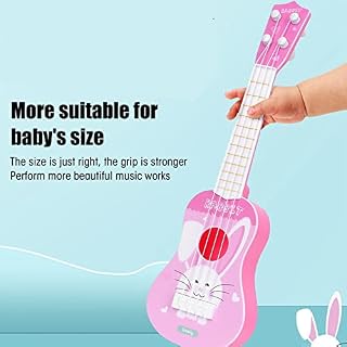 Jouets de Guitare Ukulélé,Guitare Douce Au Toucher en Plastique Respectueux de L’Environnement pour Les Tout Petits… - Les Beatles, Paul McCartney, John Lennon, RIngo Starr, George Harrison Jouets de Guitare Ukulélé,Guitare Douce Au Toucher en Plastique Respectueux de L'Environnement pour Les Tout Petits… – Image 3