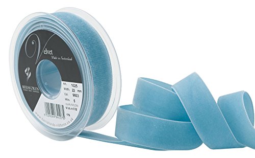 Berisfords Nastro di Velluto, Nota Blu, 10.2 x 3.0 x 10.2 cm