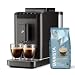 Produktbild Tchibo Kaffeevollautomat Esperto2 Caffè mit 2-Tassen-Funktion inkl. 1kg Barista für Caffè Crema und Espresso, Granite Black