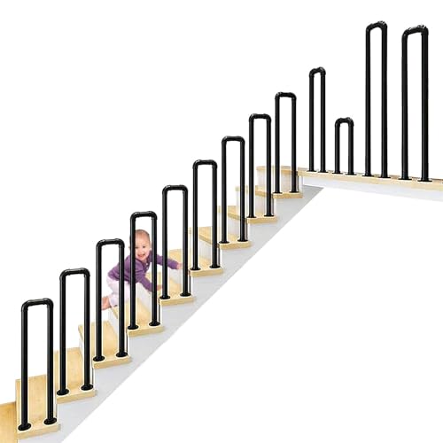 Barre de sécurité antidérapante en U pour escalier senior