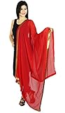 Neck Wrap Long Stole Chiffon Blend Dupatta Indian Scarves Chunni Gift For Her