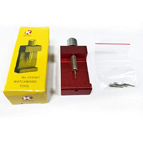 Preisvergleich Produktbild Candyboom Einstellbare tragbare Metall-Aluminium-Legierung Uhrenarmband Band Link Pin Remover Teller Repair Tool mit Ersatzspitze