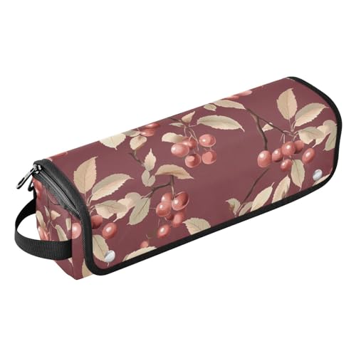 Unique Fruits Burgundy Organizador 2 en 1 para Herramientas de Cabello con Tapete para Plancha y Accesorios para Viaje miniatura 1