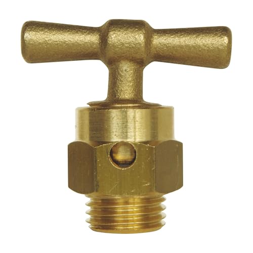 SOMATHERM FOR YOU, Robinet purgeur 8/13 en laiton - Raccord mâle 1/4 - Durable et résistant à la chaleur - Température max 80°C - Idéal pour eau chaude et froide - Purge efficace