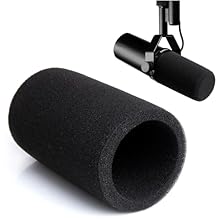 Mic Windshield - The mic cover foam fit your Shure SM7dB microphone perfectly and does a great job! No more PLOSIVES! Durable SM7dB Filter - The Shure SM7dB microphone windshield fits like a glove and protects mic from flying spittle. Protect your Sh...