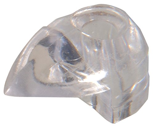 Image of Hillman Plastic Mirror Clips Channel Tear Drop Style with 1 /4 Inch inch 20 Pack 54107