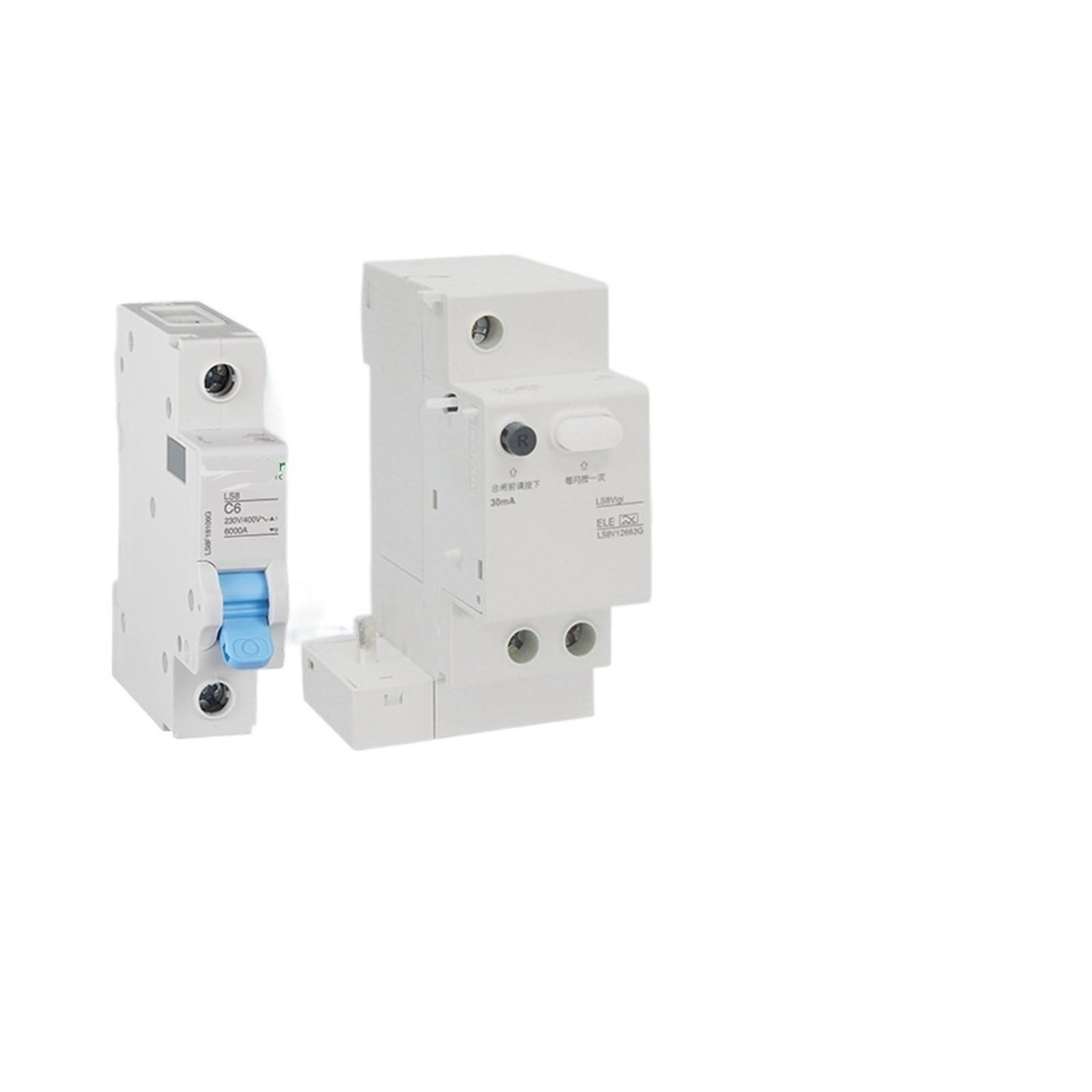 interruttore automatico, Interruttore di protezione dalle perdite serie LS8 10~63A 1P/2P/3P/4P 30mA(25A,2P)