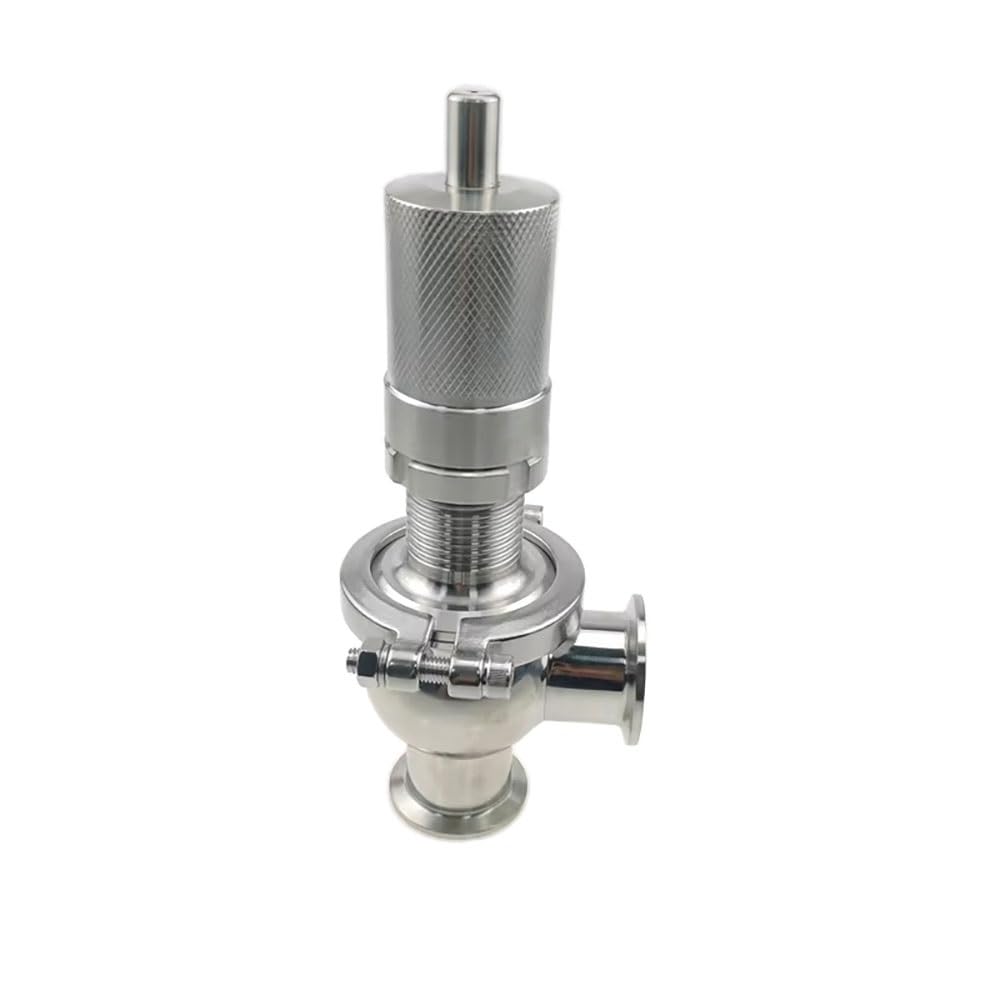 Zawór nadmiarowy Tri Clamp, stal nierdzewna 304/316L, kontrola ciśnienia sanitarnego 0,1–4 bar, 1 szt.(316L 1.25 Inch)