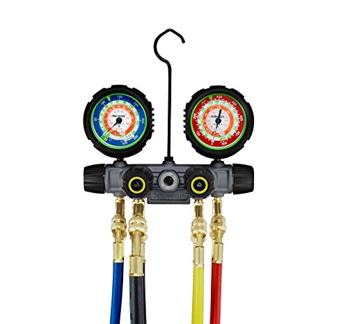 Tech Deals 🔥 hilmor 1839130 22-404A-410A 4-Valve Manifold with Hoses