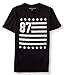 Aeropostale Men's 87 Flag Graphic T Shirt S Black