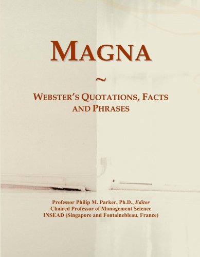 Magna: Webster's Quotations, Facts and Phrases