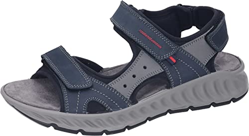 Sandale Manitu 610006-05 bleu pour soulager les pieds sensibles en ete