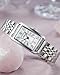 Imagen de reloj de Pulsera Mujer Acero Plateado Rectangular