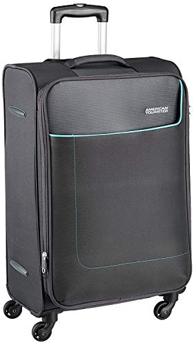 Image of American Tourister Jamaica Polyester 80 cms Grey Softsided Suitcase