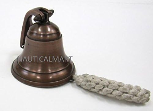 NauticalMart 4" Brass Antique Aluminum Ship Bell