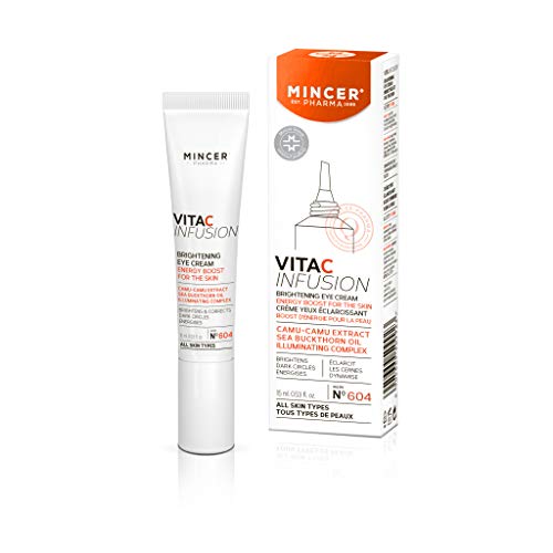 Mincer Pharma Vita C Infusion Aufhellende Augencreme für Augenringe Alle Hauttypen mit Camu-Camu Extrakt, Sanddornöl und Beleuchtung Komplex 15 ml Cover