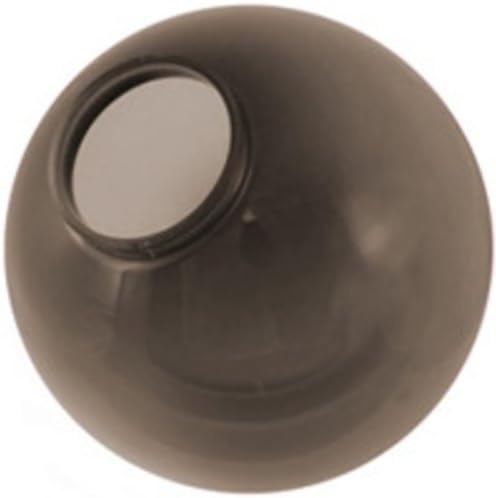 6 in. Smoke Acrylic Globe 3.25 in. Extruded Neck Opening American 320350650