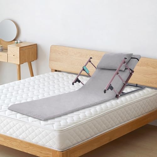 Electric Lifting Backrest for Bed, 2-80° Adjustable Back Rest with Remote Control, 660lbs Capacity Lift Back Rest Bed Sitting Auxiliary Rising for Elderly Home Care (Grey) - Image 6