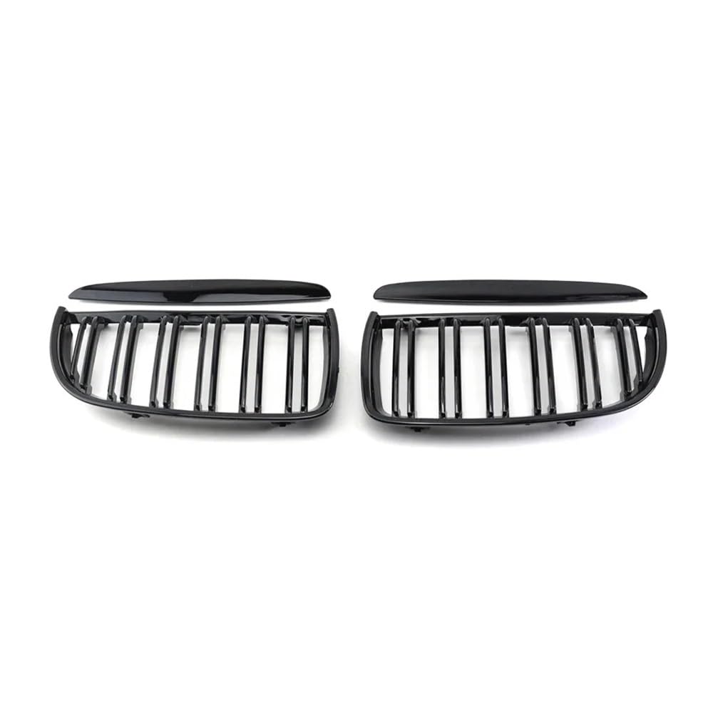 Grille capot calandre voiture antichoc clipsable pour Série 3 E90 E91 2005-2008 noir - 5
