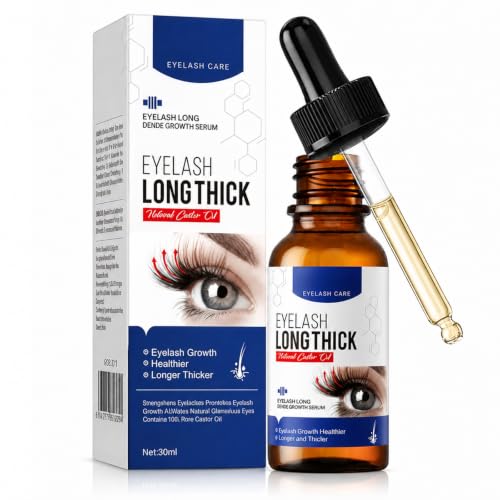 30ml Esencia de Pestañas Cuidado,Potenciador de Hidrata para Pestañas,Hombres y Mujeres Fórmula para pestañas,Nutre y Aumenta Volume,Más Gruesas y llenas,Más Largas,más Hermosas