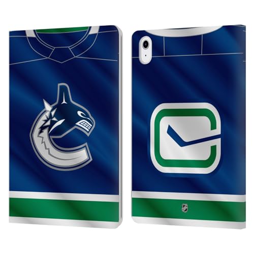 Protection intégrale iPad Air 11 Vancouver Canucks étui cuir avec fonction support modulable