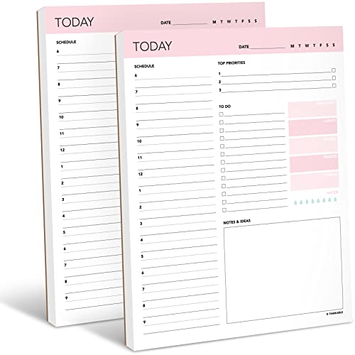 Bloc-notes planificateur quotidien pour organiser la liste de choses à faire sans stress