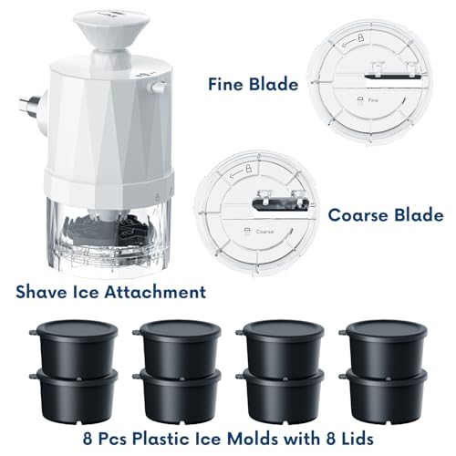 image for FOCOllK Shaved Ice Attachment for KitchenAid Stand Mixer, Shaved Ice M