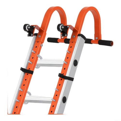 Image of RiseNova Steel Ladder Roof Hook Set 2-Piece with Stable Rod