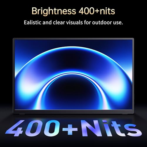 Image of 4K Portable Monitor OLED 3840x2400p, 14 inch Ultra Slim Travel Monitor, 400+ Nits |100% DCI-P3 | 1000000:1 Contrast, HDMI USB C External Screen for Laptop Mabook PC
