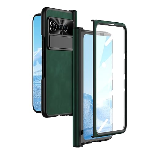 Étui Google Pixel Fold 2023 en cuir synthétique avec charnière magnétique et béquille