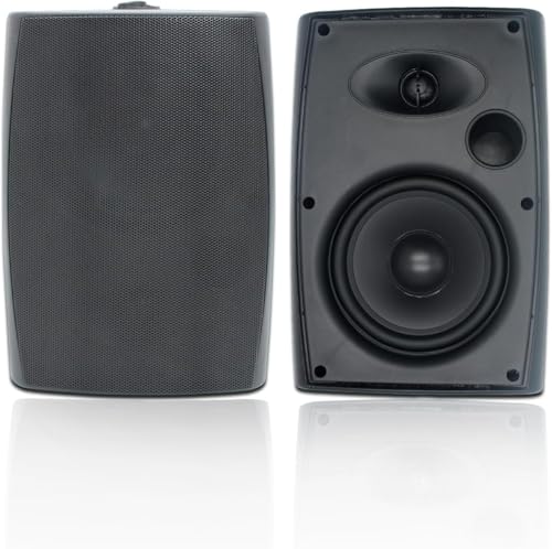 STUDIOFINIX 6.5 Inch 400W Outdoor Speakers Wired Waterproof Passive with Powerful Bass, Wall Mount...