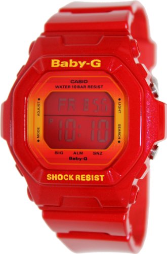 Casio Women's BG5600SA-4CR Baby-G Metallic Red Digital Sport Watch