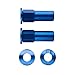 Tusk Rim Lock Nut/Spacer Kit Blue