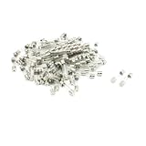 100 Pcs 250 Volts 0.5Amp Fast Blow Type Glass Tube Fuses 5 x 20mm