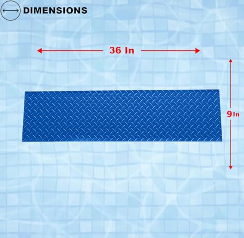 Tapete protector antideslizante para escalera de piscina 36" x 9" miniatura 2