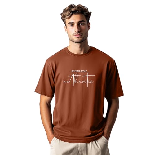 Image of Nobero Men's Regular Graphic Printed T-Shirt for Men | Soft Cotton | Classic Fit | Printed Casual Tshirt for Men