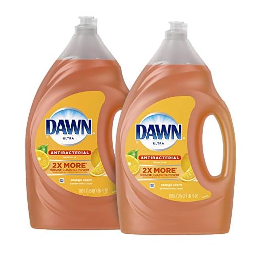Dawn Antibacterial Dishwashing Liquid Dish Soap, Orange Scent, 56 Fl Oz, Pack Of 2(Packaging May Vary)