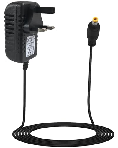 12V 1.25A 15W Power Supply Charger for Echo Dot(3rd/4th Gen),4.0 * 1.7mm Power Cable Charger for Echo Dot with Clock Kids Edition Show 5(1st 2nd Gen) Adapter Cable Spot Pop Fire Tv Cube Power Cord