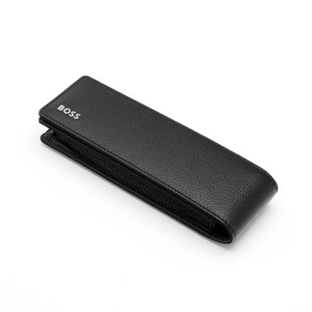 Hugo Boss Etui na przybory piśmiennicze Classic Crained Black