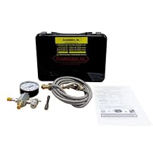 3000 PSI Hydraulic Nitrogen Charging & Pressure Test Kit with Precision PSI Gauge and 8 Foot C&G Hose, AI-CG3-3KT-SS