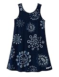  Desigual Mädchen Vest_Ixtapaluca Kleid, Blau (Navy 5000), 116 (Herstellergröße:5/6)